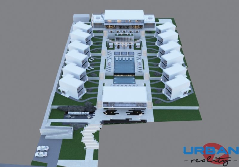 A resort area with a pool on commercial land in Matemwe, Unguja North East.