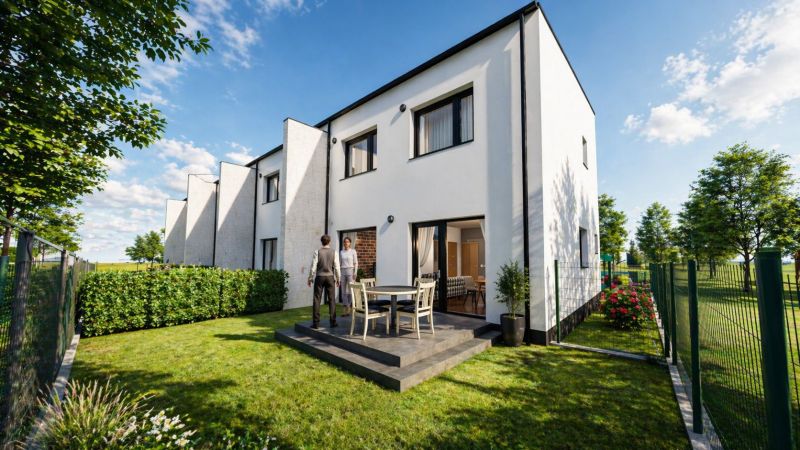 A family house in Nová Polhora with a terrace and garden on Nová Polhora street.