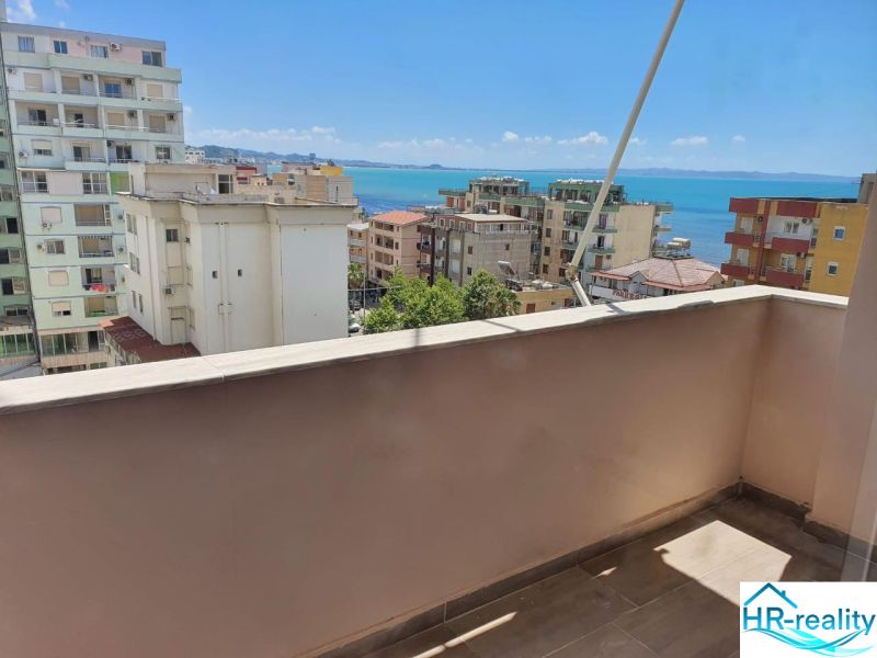 View from the balcony of the sea and the city of Durrës in the Holiday Apartment.