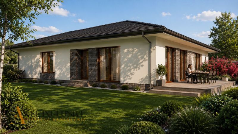 Family house with a terrace and landscaped garden in Dunajský Klátov, Residential plots.