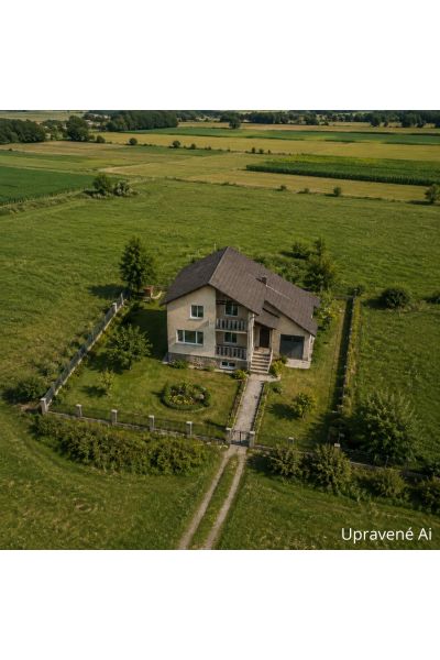 A family house in Kazimír on Biela Street surrounded by a green plot and garden.