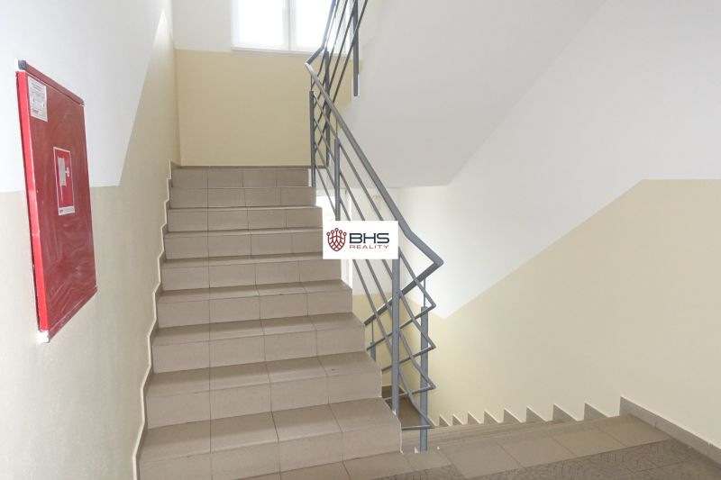 Staircase in an apartment building on Agátová Street in Miloslavov.