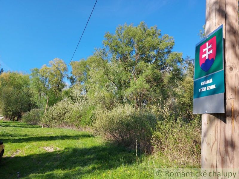 Protected bird area in Nová Vieska with greenery, ideal for residential plots.