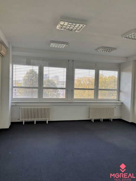 Offices with carpeted floors and large windows with a view in Bratislava - Ružinov.