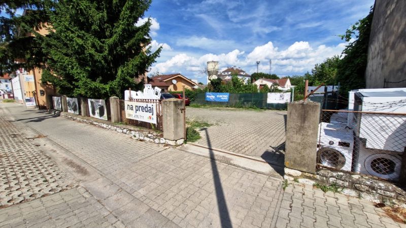 Commercial land on Piešťanská Street in Nové Mesto nad Váhom, available for sale.