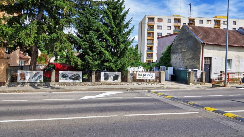 Piešťanská Street in Nové Mesto nad Váhom with commercial plots for sale.