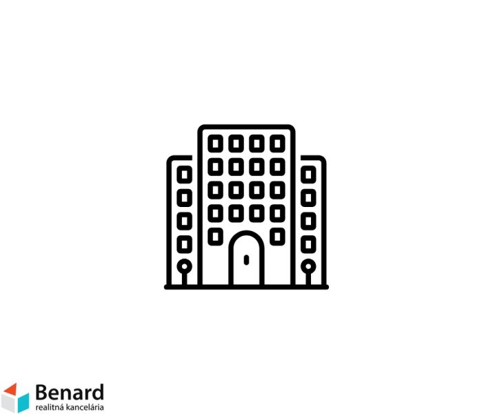 Icon of a building with a label Benard real estate agency and verified member.