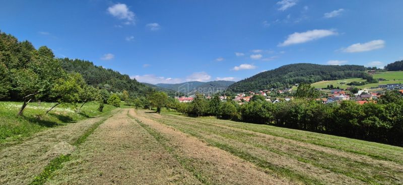 Plots - living in Nesluša with a beautiful view of the hills and a panoramic view of the village.