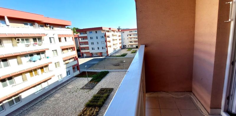 View from the balcony of a 3-room apartment on Bakossova Street in Banská Bystrica.