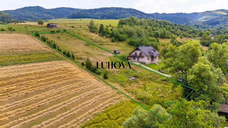 Residential plots in Lysá pod Makytou, Strelenka Street, surrounded by nature and green areas.