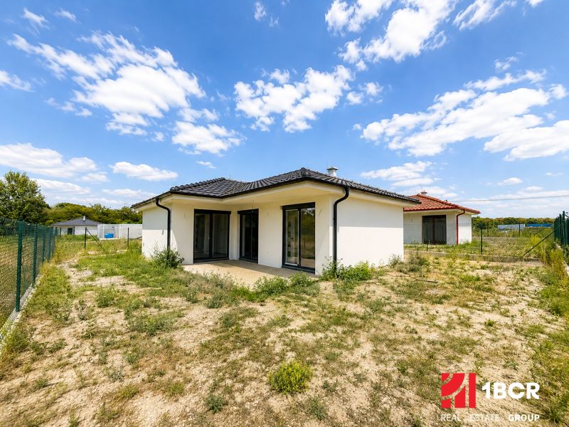A family house in the village of Most pri Bratislave with a vacant plot and garden.