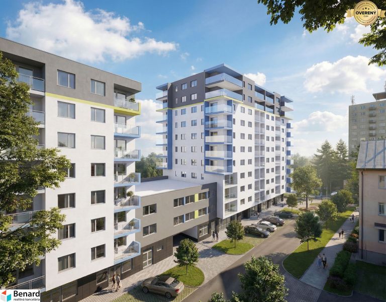 New apartment buildings in Poprad offer a 3-room apartment in a pleasant environment with greenery.