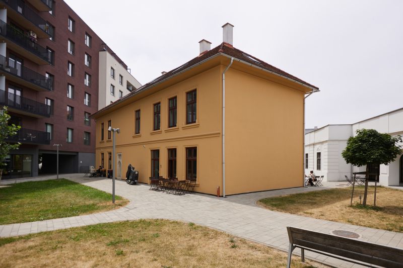 Square in Košice - Old Town district on Továrenská Street.
