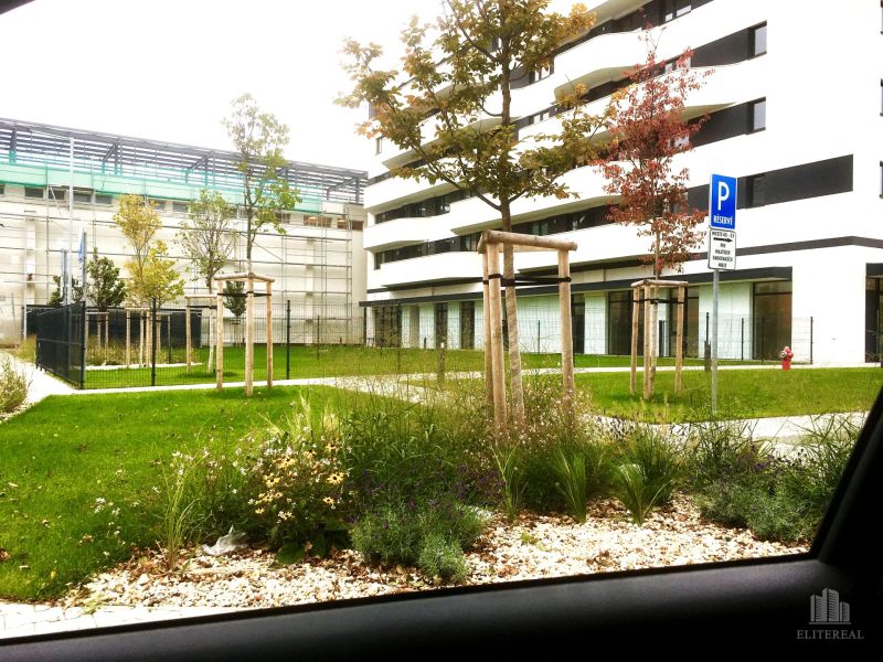 2-bedroom apartment, Údernícka Street, Bratislava - Petržalka, outdoor space, greenery, parking lot.