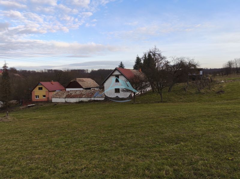 A family house in Dolná Strehová on Prieloh Street surrounded by grassy landscape and trees.