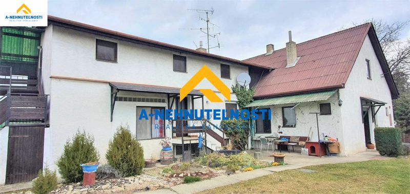 A family house in Veľký Meder with a terrace and garden, suitable for living.