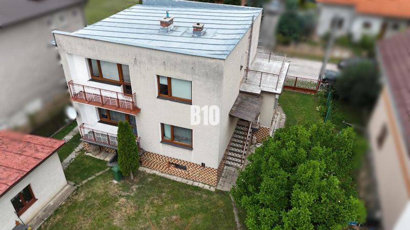 A family house in Kláštor pod Znievom with a terrace, two floors, and a garden.
