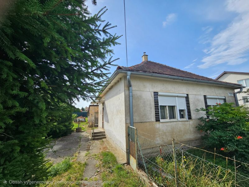 A family house on Dvorčanská Street in Nitra with a small garden and an older facade.