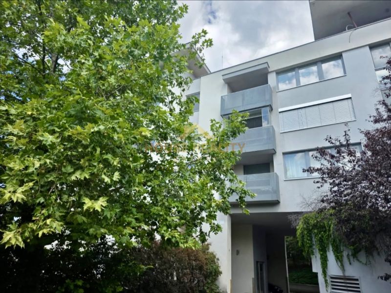 An apartment building surrounded by trees on Sklenárska Street in Bratislava - Staré Mesto.