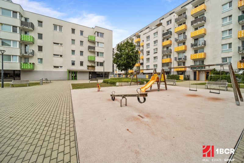 Playground in the vicinity of apartments on Pri Hrubej lúke Street, Bratislava - Dúbravka.