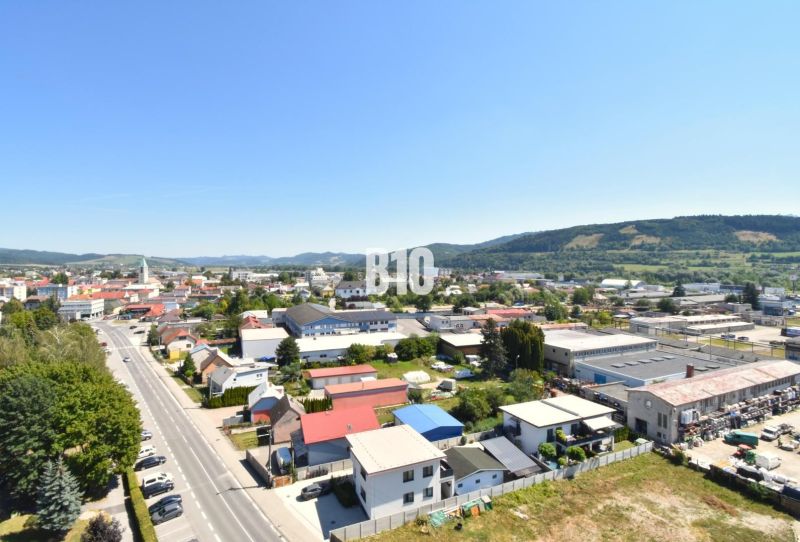 A view of the Bytča city skyline, an ideal place for a 3-room apartment.