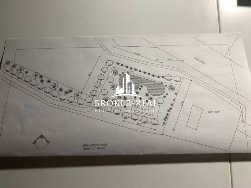 Greenery Layout Plan in the Warehouse and Hall Area in the Méra Region.