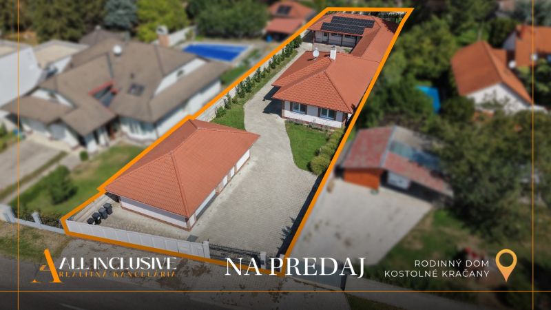 Family house for sale in Kostolné Kračany, Dunajská Streda with a large yard.