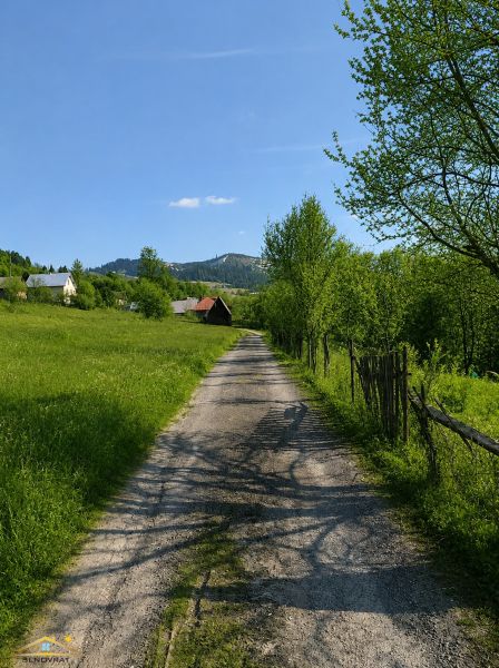 A country road and panorama in Radôstka with us and the natural scenery.