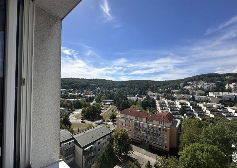 View from a 2-room apartment on Galbavého Street in Bratislava - Dúbravka.