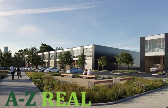 Commercial premises on Slovnaftská Street in Bratislava - Ružinov with grassy areas.