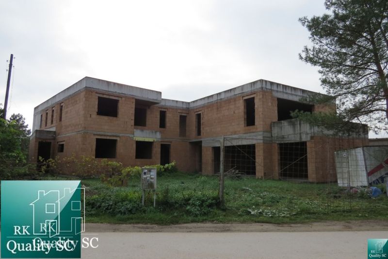 Unfinished construction of a family house on Záhumenská Street in Kráľová pri Senci.