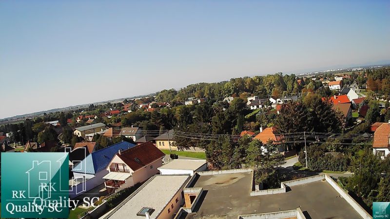 Aerial view of the residential housing development on Záhumenská in Kráľová pri Senci.