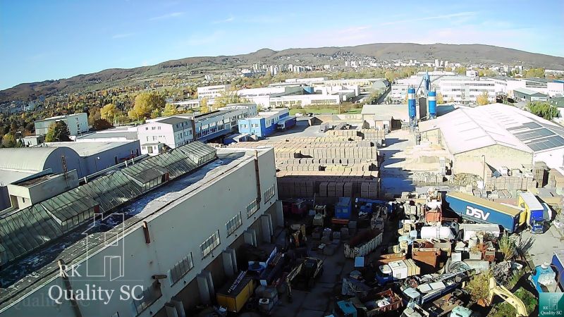 View of the industrial area of Warehouses and Halls on Staviteľská in Bratislava III.