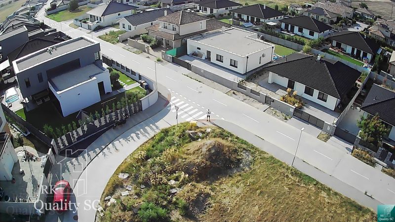 New residential district in Senec with a view of the surrounding development. Plots - housing.