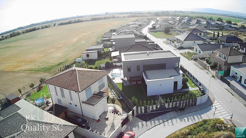 Plots - living in Senec with a view of the surrounding nature and modern houses.