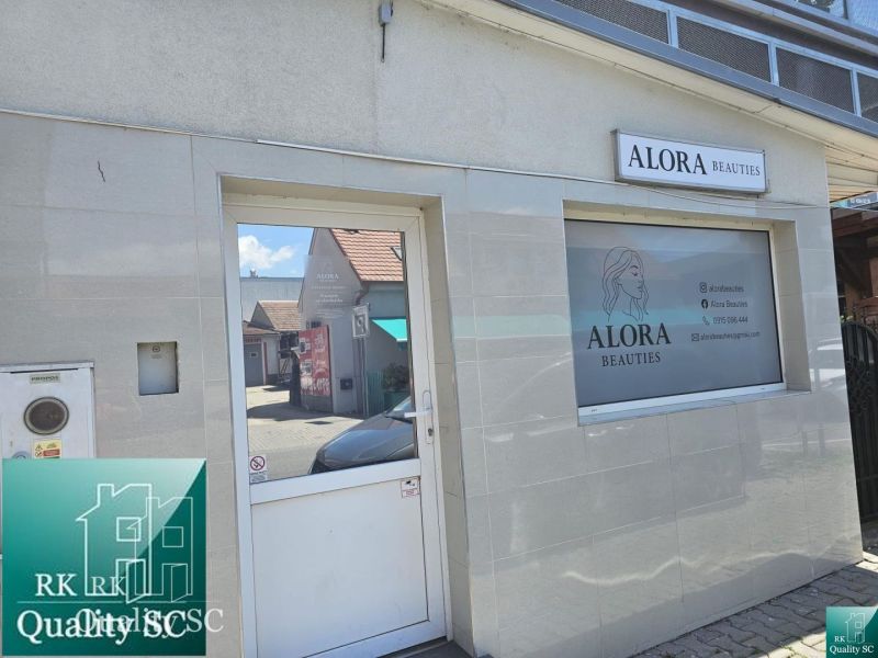 Commercial premises on Lichnerova Street in Senec with clear signage and contact information.