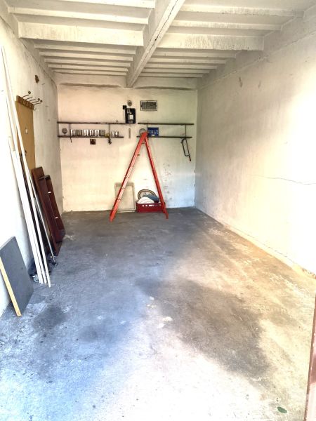 Garages with a ladder, shelf, and concrete floor, Bratislava - Ružinov, Čmelíkova.