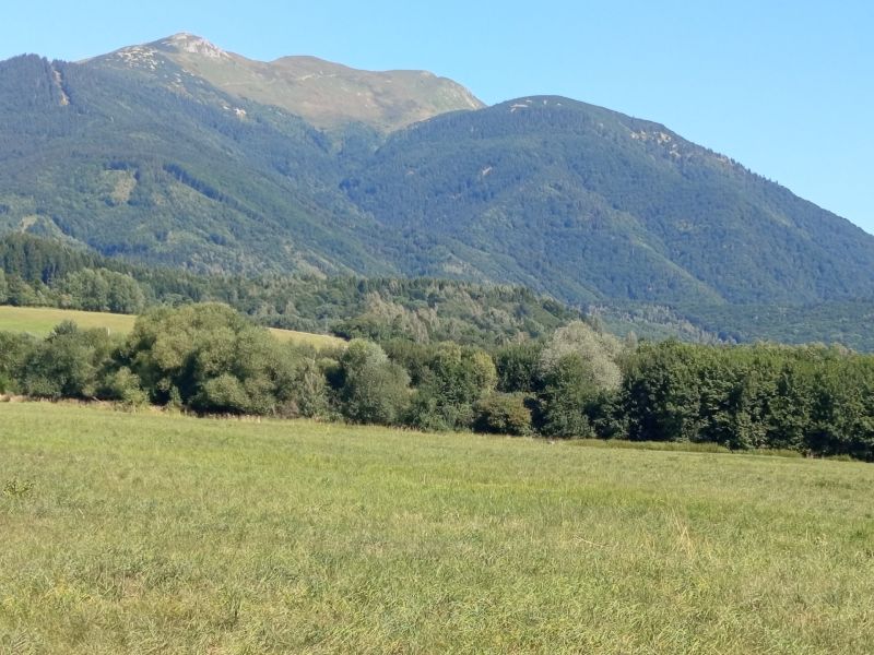 Recreational plots in Turany with a view of beautiful green mountains and forests.