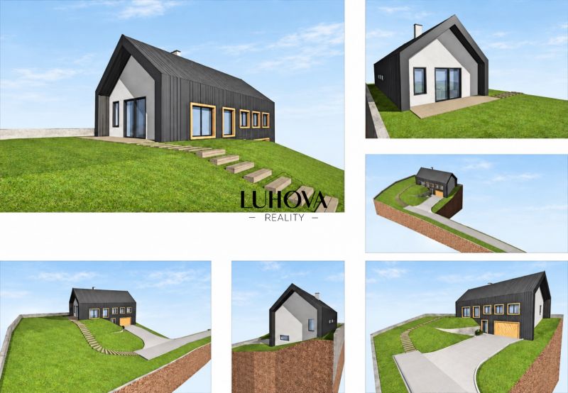 Visualization of a house on Pozemky - living on Sládkovičova Street in Považská Bystrica.