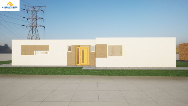 A family house in Michal na Ostrove on Kolónia Street with a modern facade design.