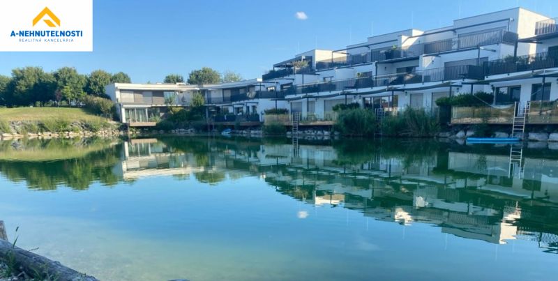 Modern apartments by the lake in Hrubá Borša on Golfová Street.
