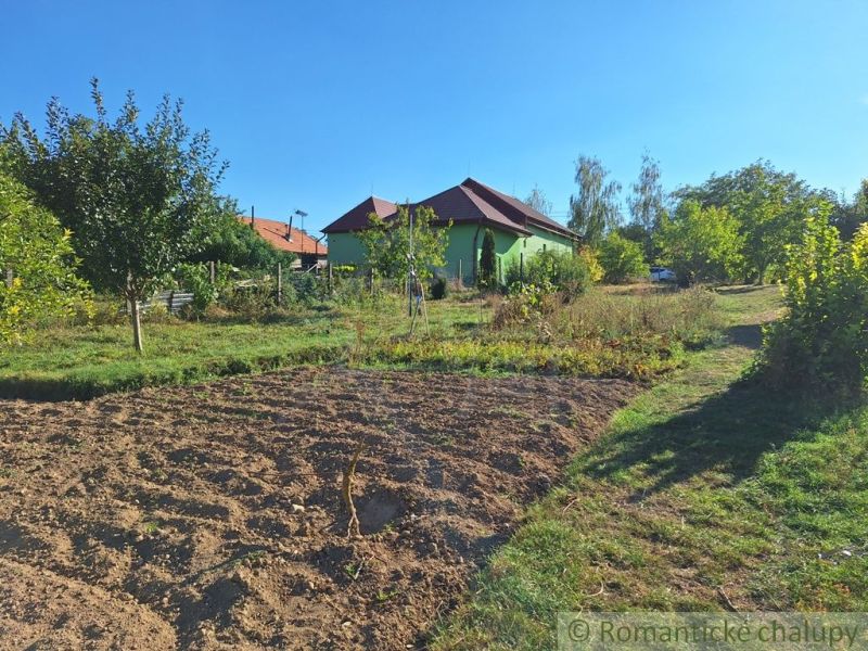 Gardens in Bruty with a house surrounded by greenery and cultivated land.
