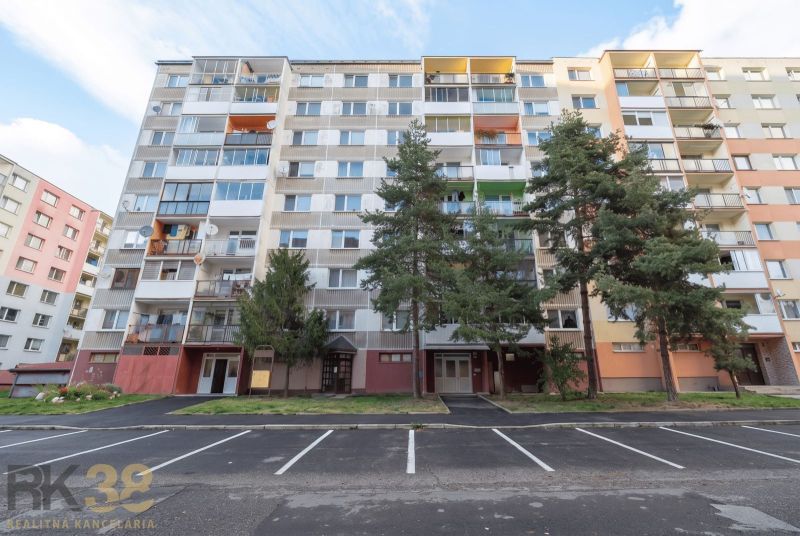 Apartment building on Záborského Street in Poprad with parking space.