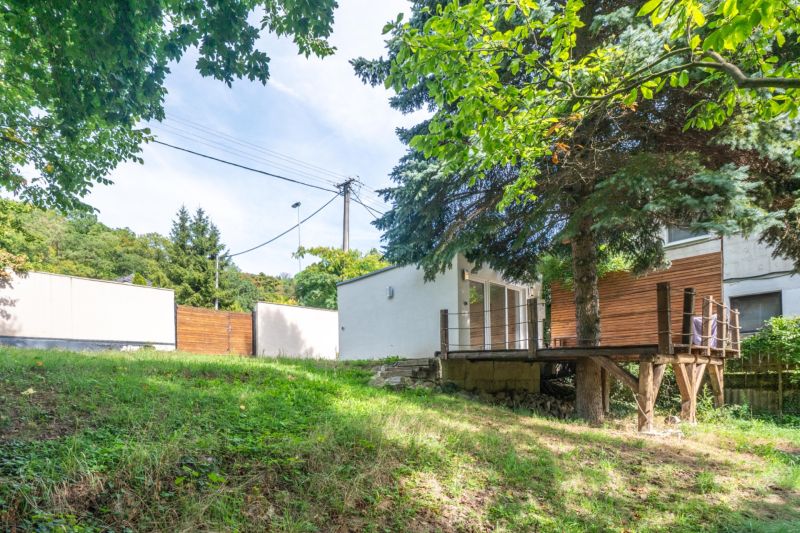 House with a garden among the trees on Recreational Land, Bratislava - Devín, Devínska cesta.