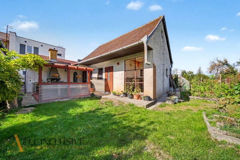 Family house with a terrace and garden near Trstice on a spacious plot.