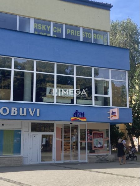 A general store on Nám. Slobody in Humenné with an office extension.