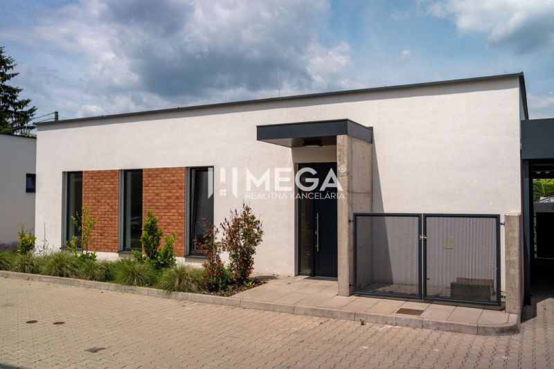 A family house on Gaštanová Street in Humenné with a modern facade and a beautiful garden.