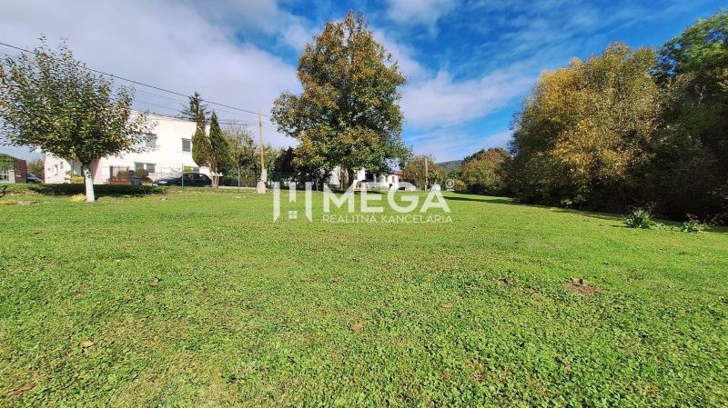 Grassy residential plots in the town of Staré, on Staré Street, lined with trees.