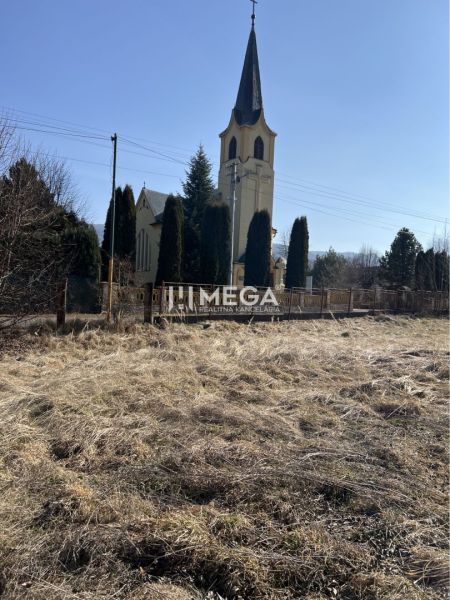 Plots - housing in Modrá nad Cirochou with a view of the church.