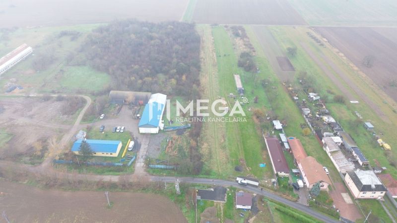 Aerial view of agricultural and forest land in Pusté Čemerné, Pusté Čemerné.